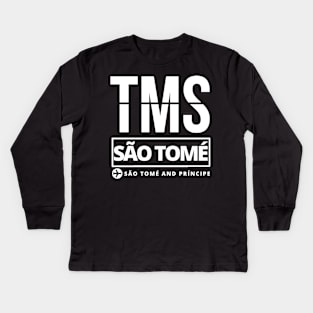 TMS - São Tomé airport code Kids Long Sleeve T-Shirt